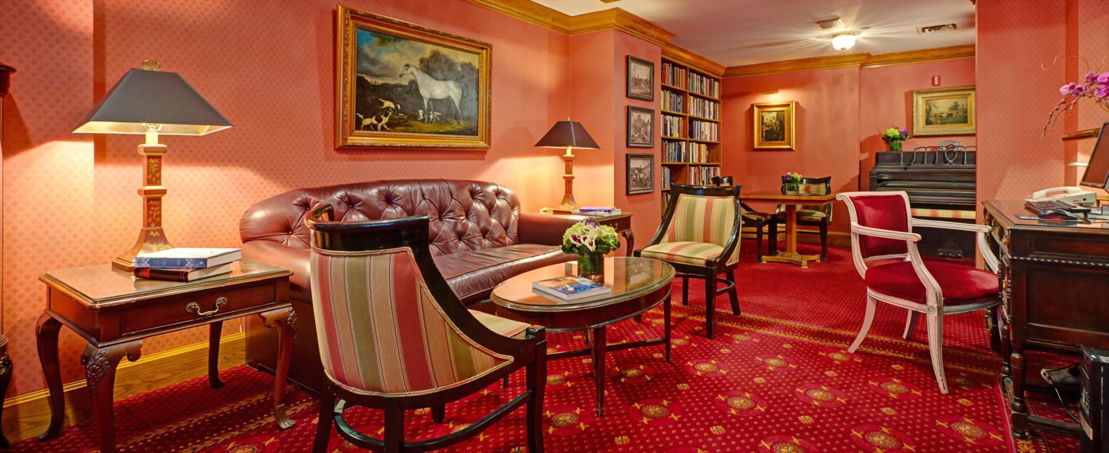 The Library at the Hotel Elysee by Library Hotel Collection is open for guests to enjoy a book, or use the computer.  There is a printer available for printing tickets or boarding passes.
