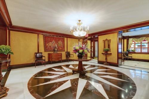 Lobby of the Hotel Elysee New York by Library Hotel Collection eludes class and charm all in one.